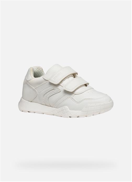 Geox Baskets basses RANN-E BOY garçon blanc