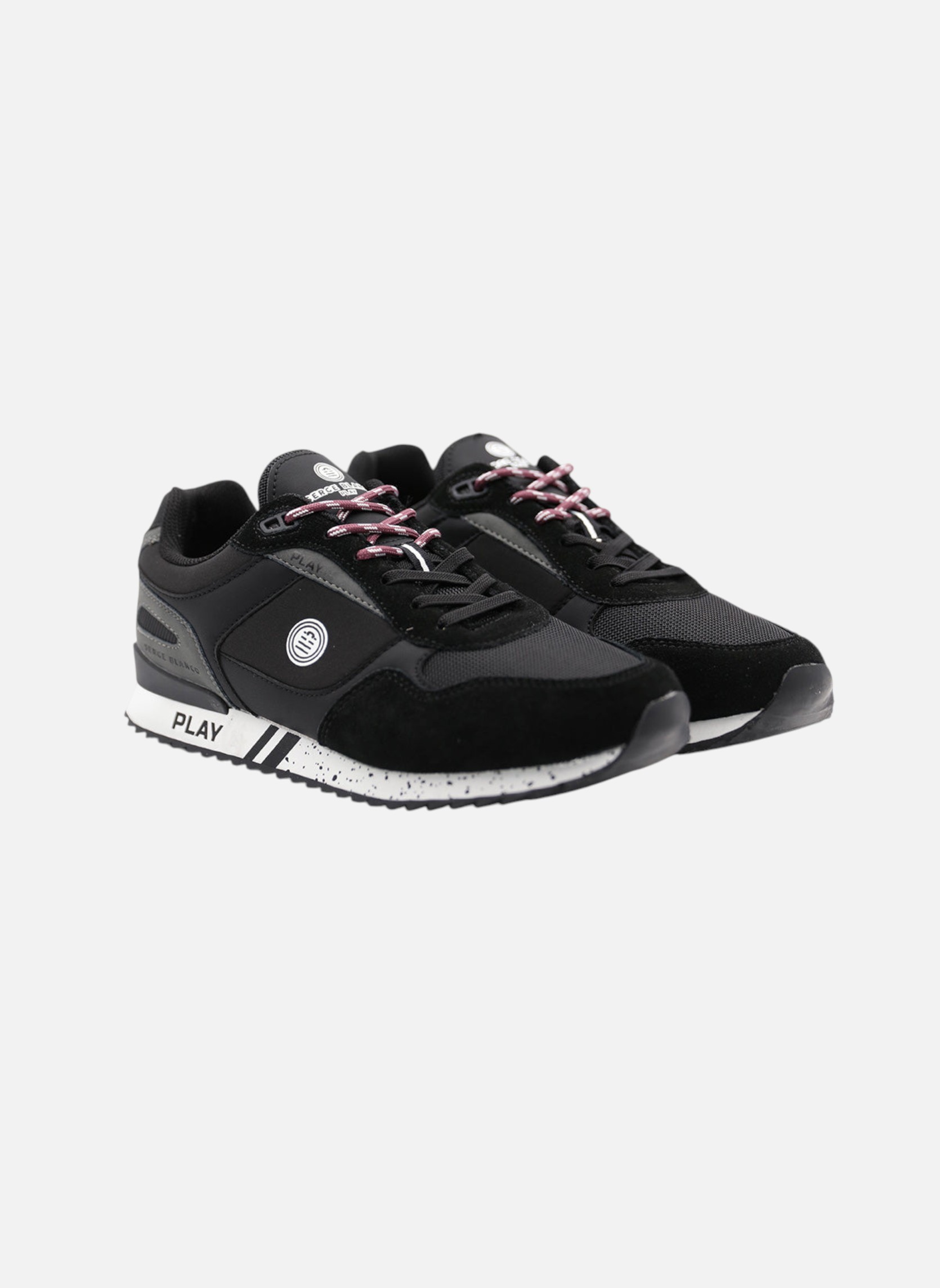 Baskets basses Chamonix homme noir Serge Blanco Baskets basses Chamonix homme noir Noir
