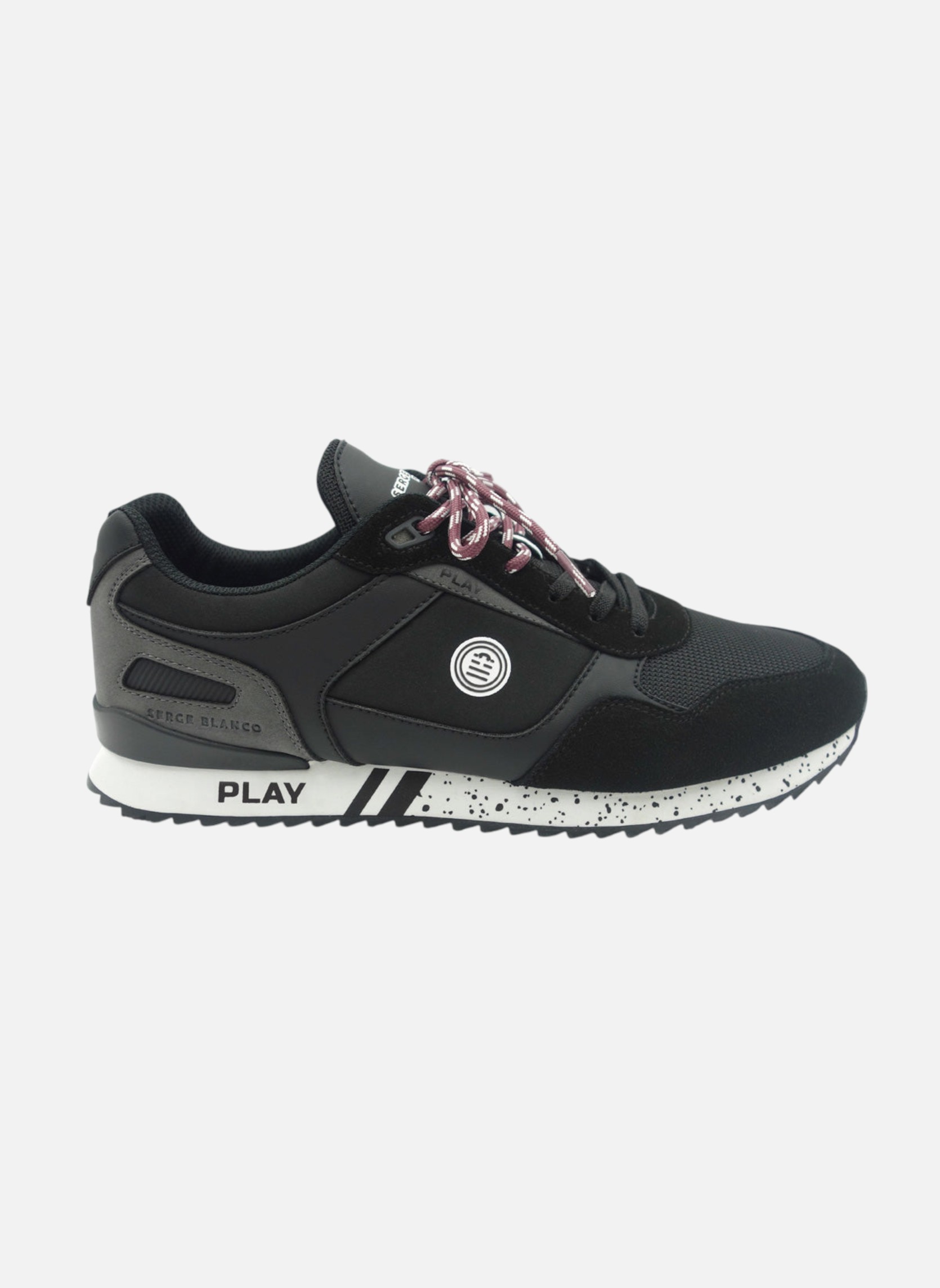 Baskets basses Chamonix homme noir Serge Blanco Baskets basses Chamonix homme noir Noir