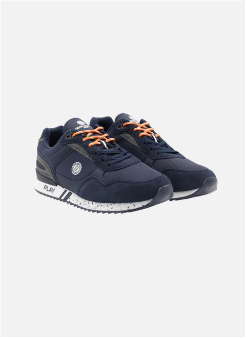 Serge Blanco Baskets basses bleu