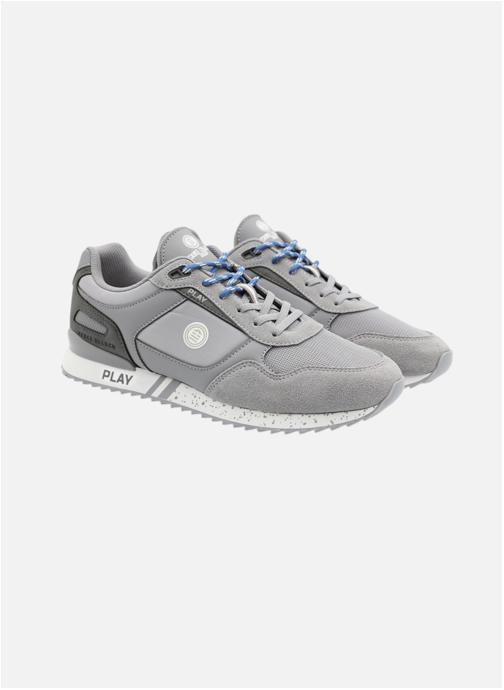 Serge Blanco Baskets basses Chamonix homme gris