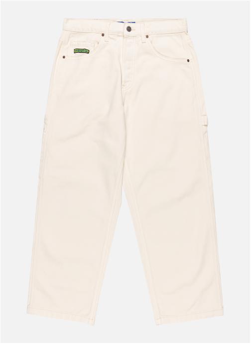 DC Shoes Pantalons droits Worker Baggy Carpenter Oatmeal homme blanc