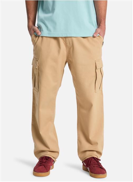 Quiksilver Pantalons droits Taxer Regular homme beige