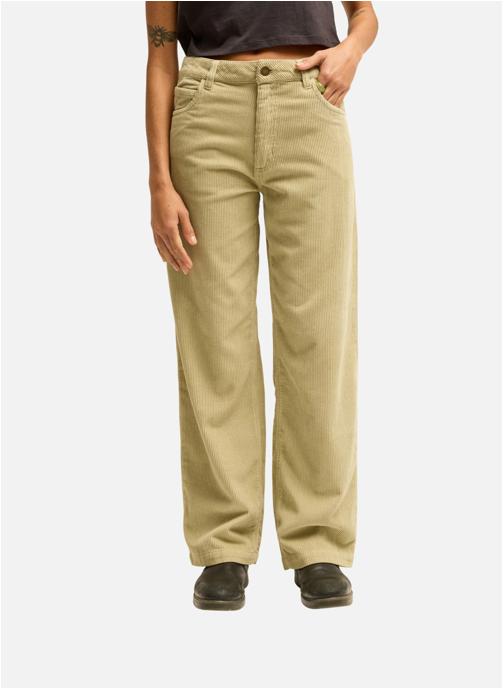 Billabong Pantalons droit Midtown Cord femme beige