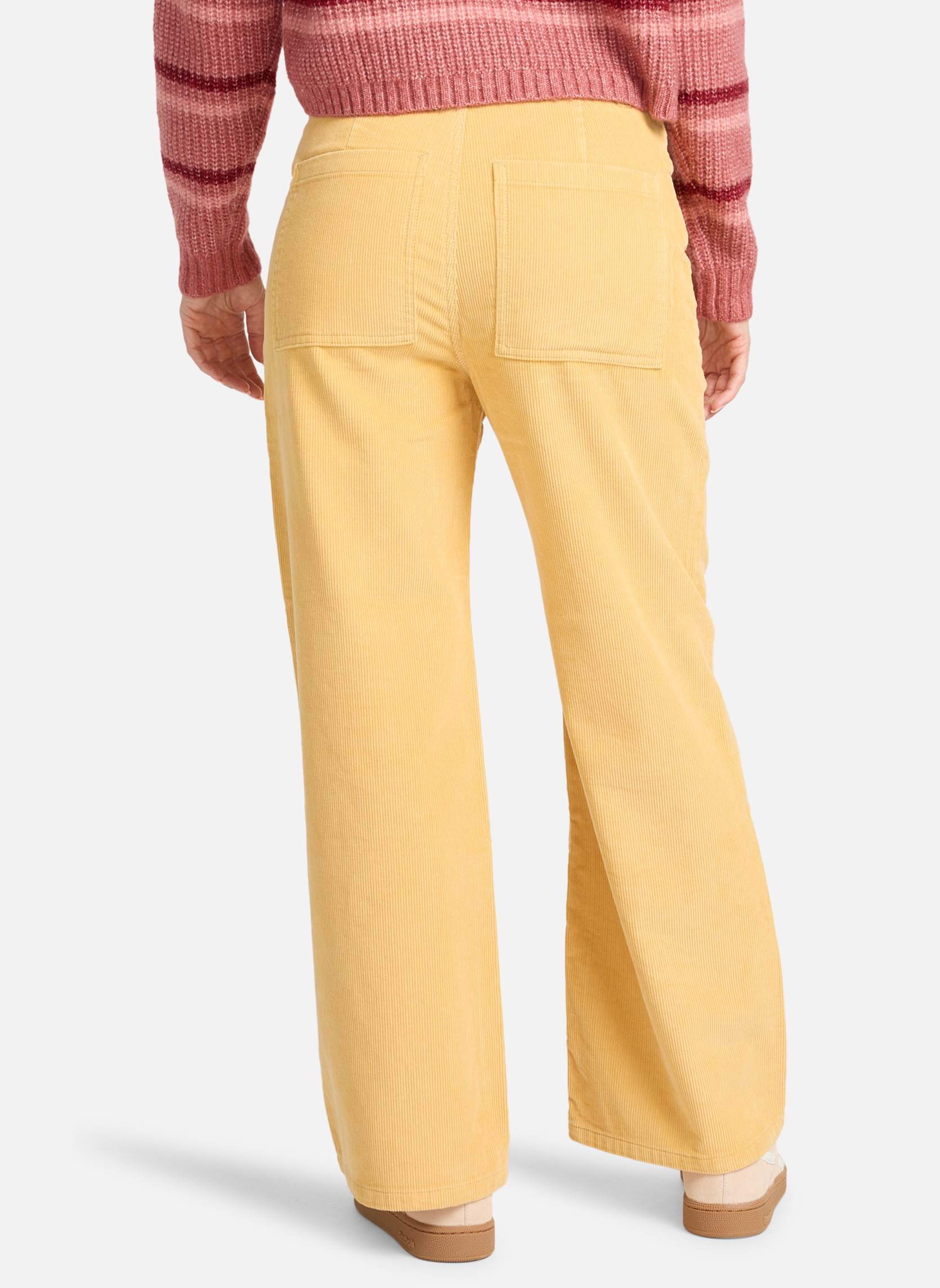 Pantalons droit Be Free Cord femme jaune Billabong Pantalons droit Be Free Cord femme jaune Jaune