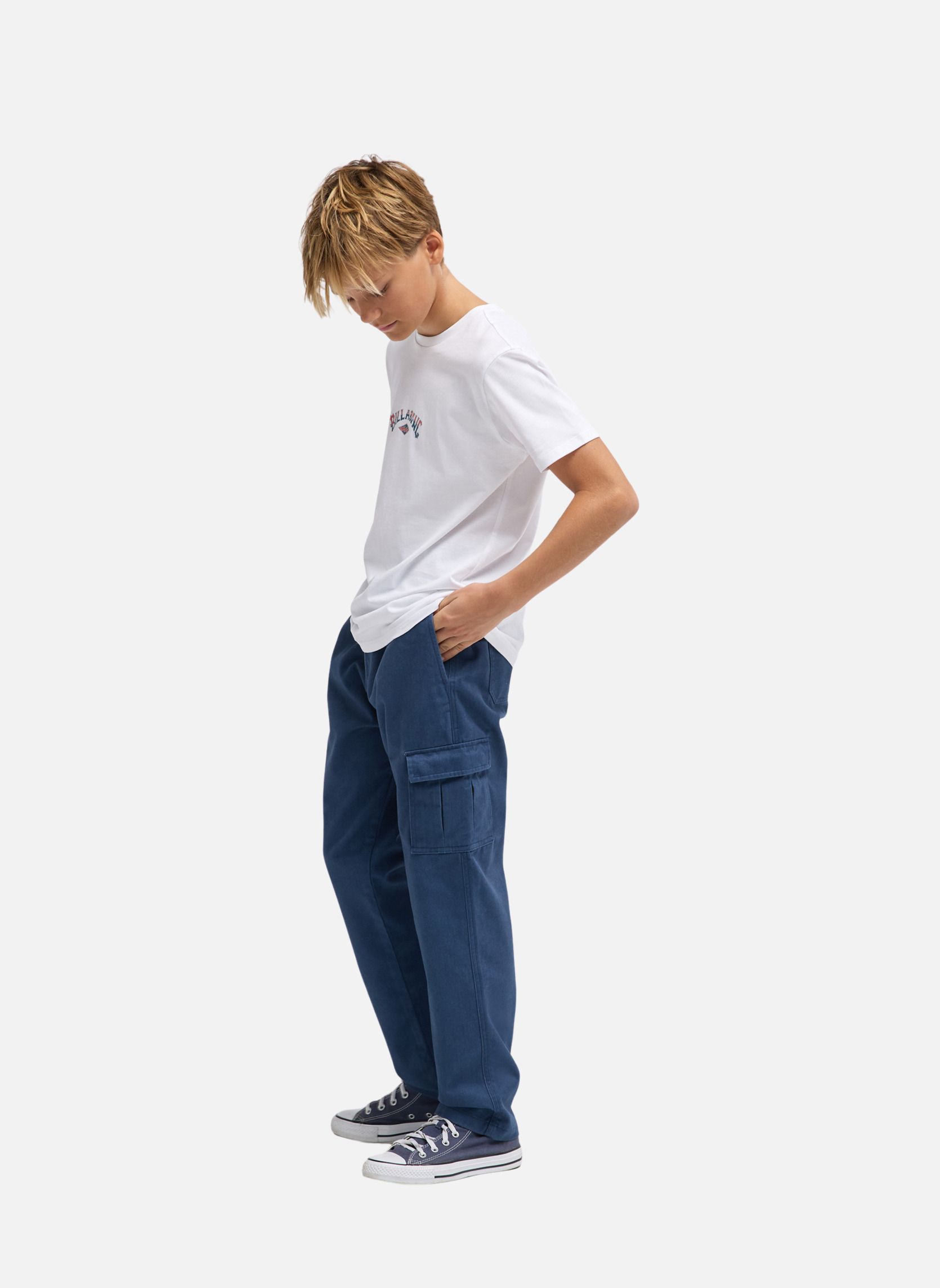 Pantalons Larry Cargo garçon bleu Billabong Pantalons Larry Cargo garçon bleu Bleu