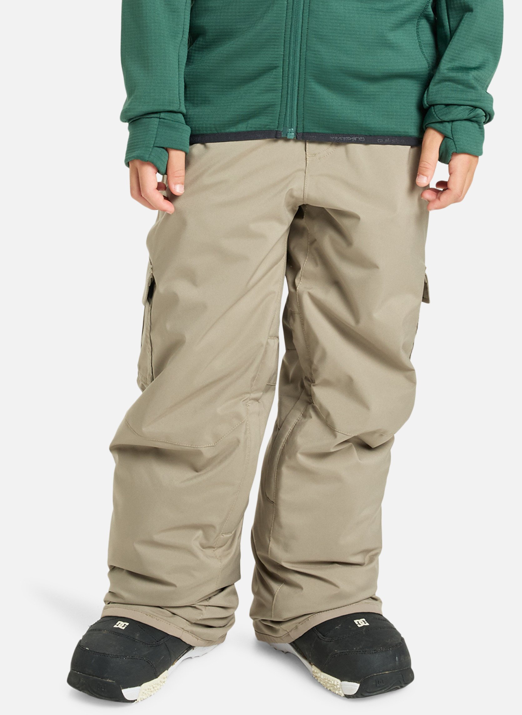 Pantalons Porter garçon marron Quiksilver Pantalons Porter garçon marron Taupe