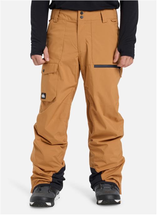Quiksilver Pantalons droits Utility homme beige