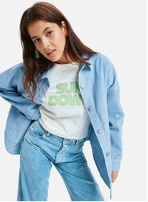 Blousons Kick Back Washed Cord femme rose