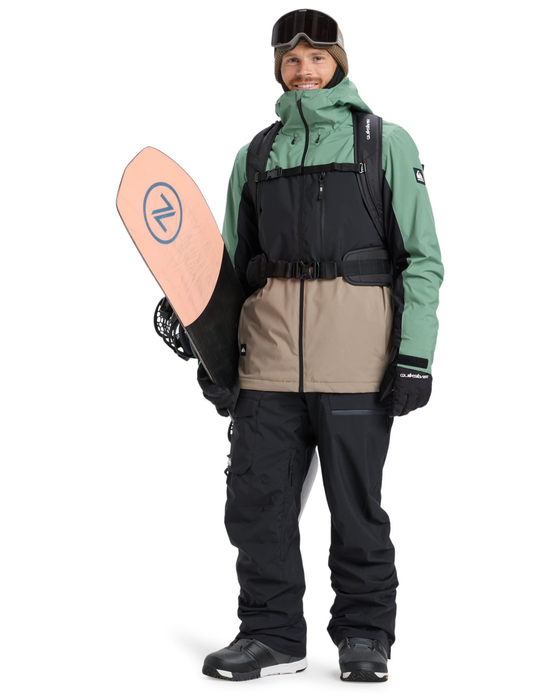Blousons Sycamore Block 20K homme vert Quiksilver Blousons Sycamore Block 20K homme vert Vert
