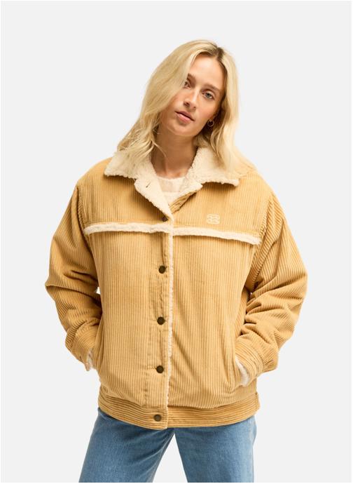 Billabong Blousons Veste CORD IN LOVE femme jaune