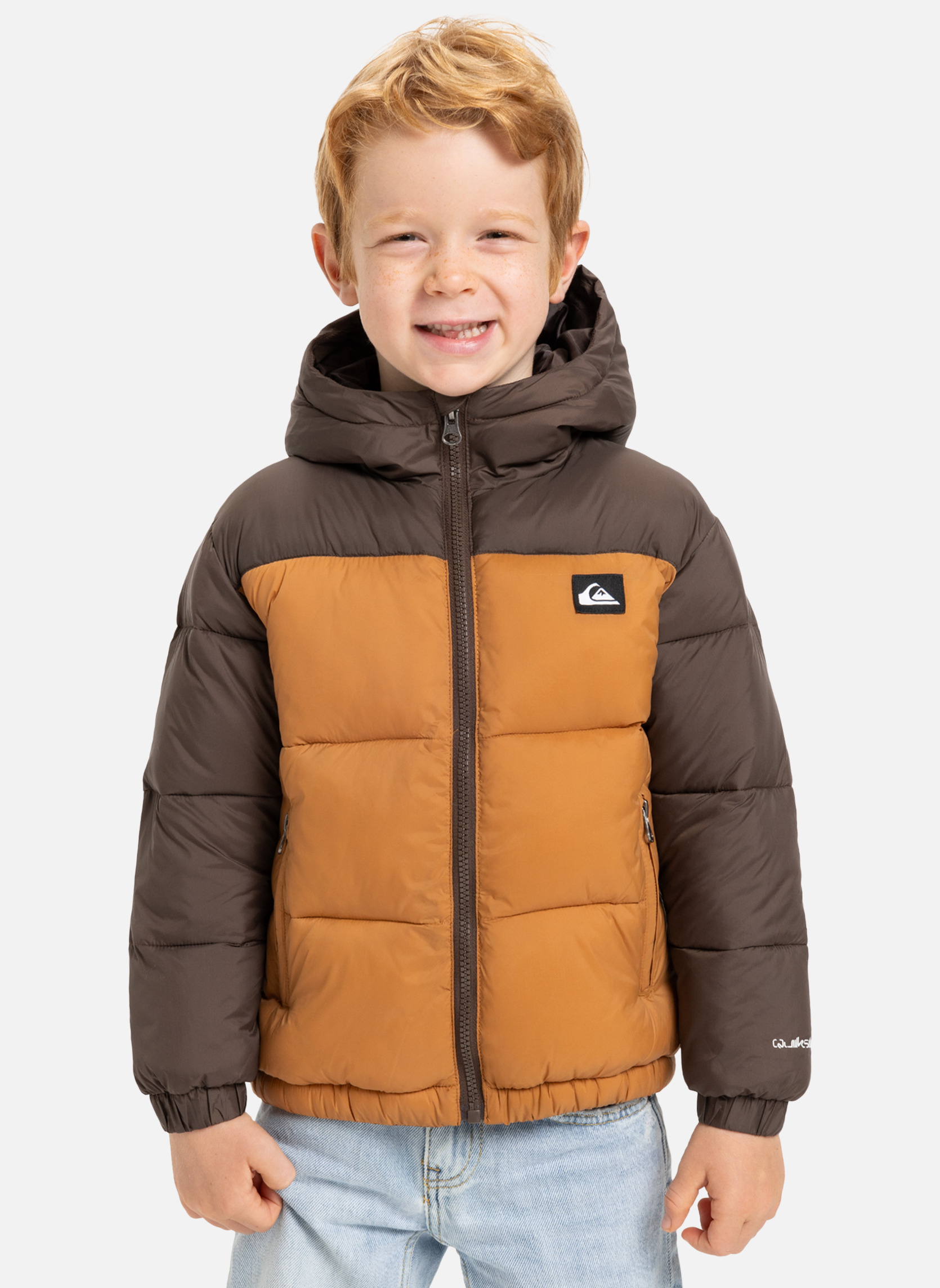Manteau Doudoune Capuche Marron Femme Taille S (36) - Occasion Très Bon état