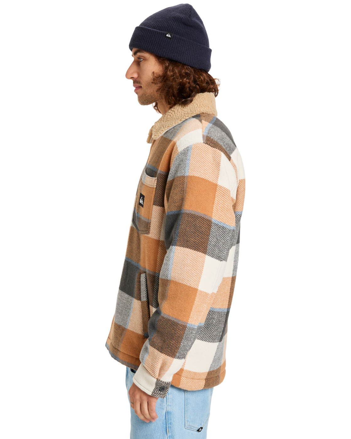 Blousons Dna Sherpa Harrington homme marron Quiksilver Blousons Dna Sherpa Harrington homme marron Marron