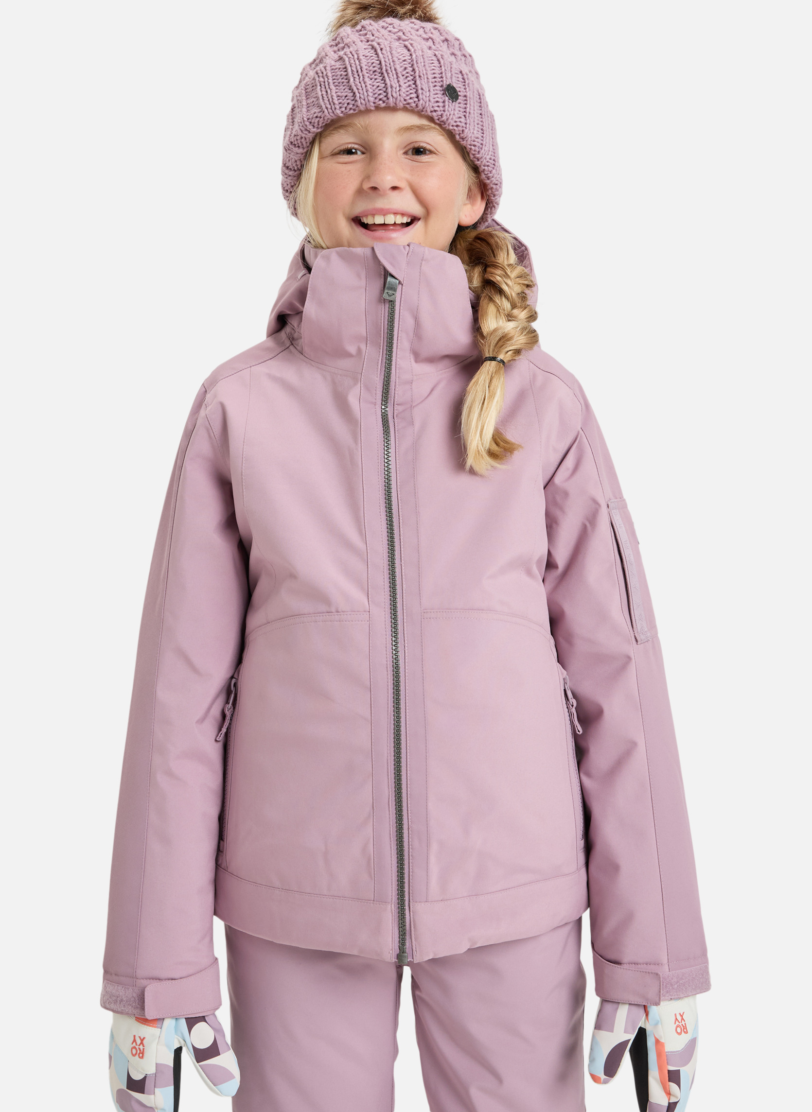 Blousons Meade fille rose Roxy Blousons Meade fille rose Rose