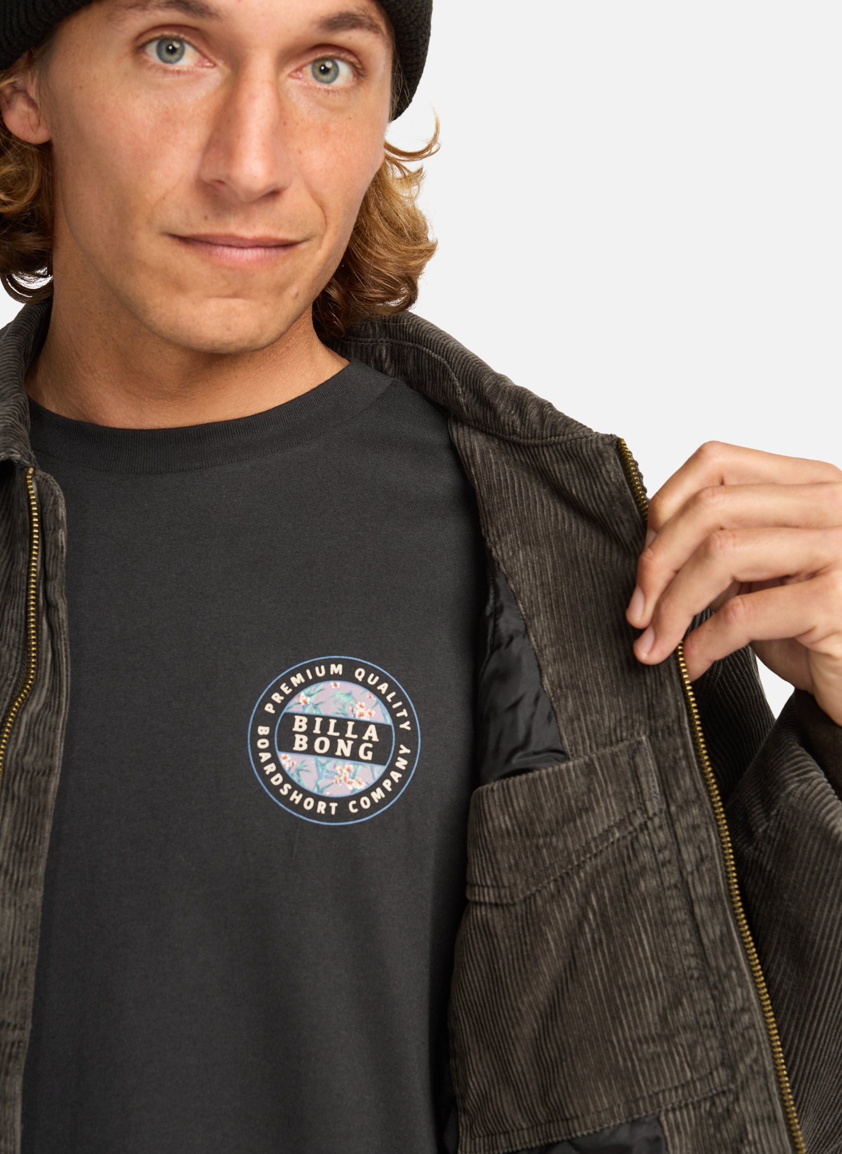 Blousons Smith homme gris Billabong Blousons Smith homme gris Gris foncé