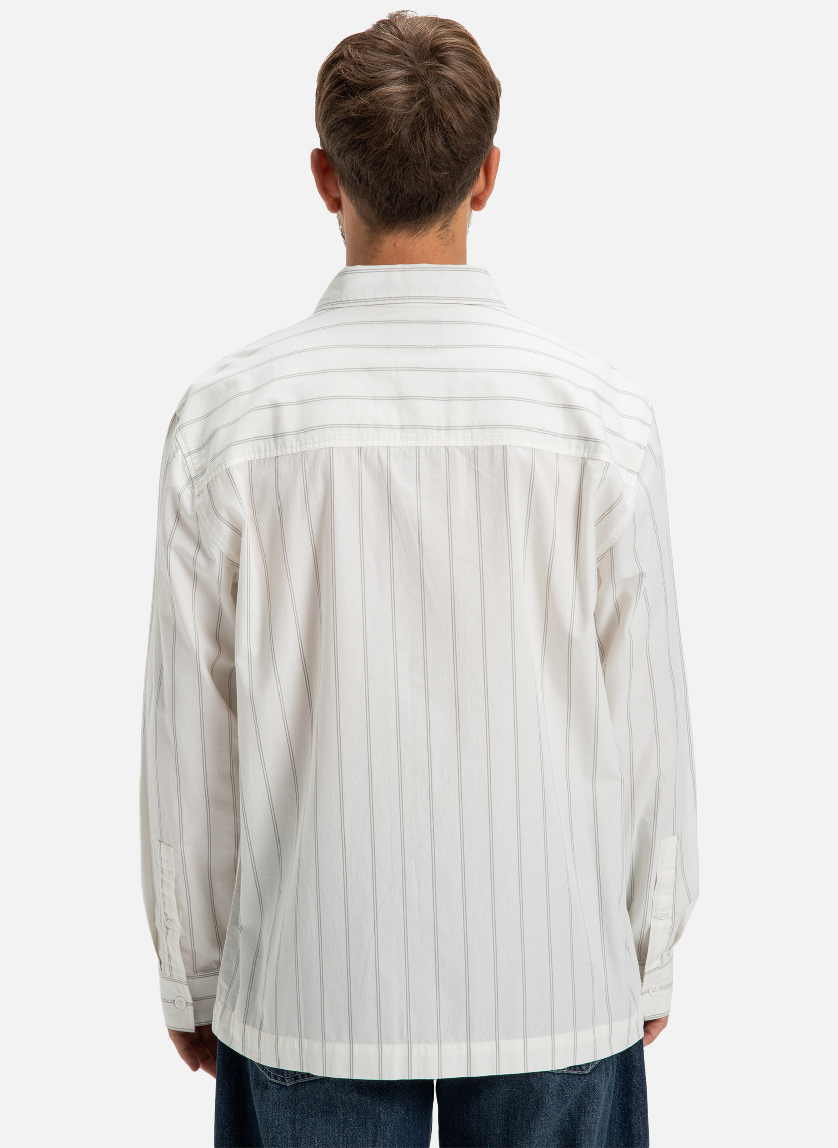 Chemises Chemise manches longues LONG LINES. homme blanc DC Shoes Chemises Chemise manches longues LONG LINES. homme blanc Blanc