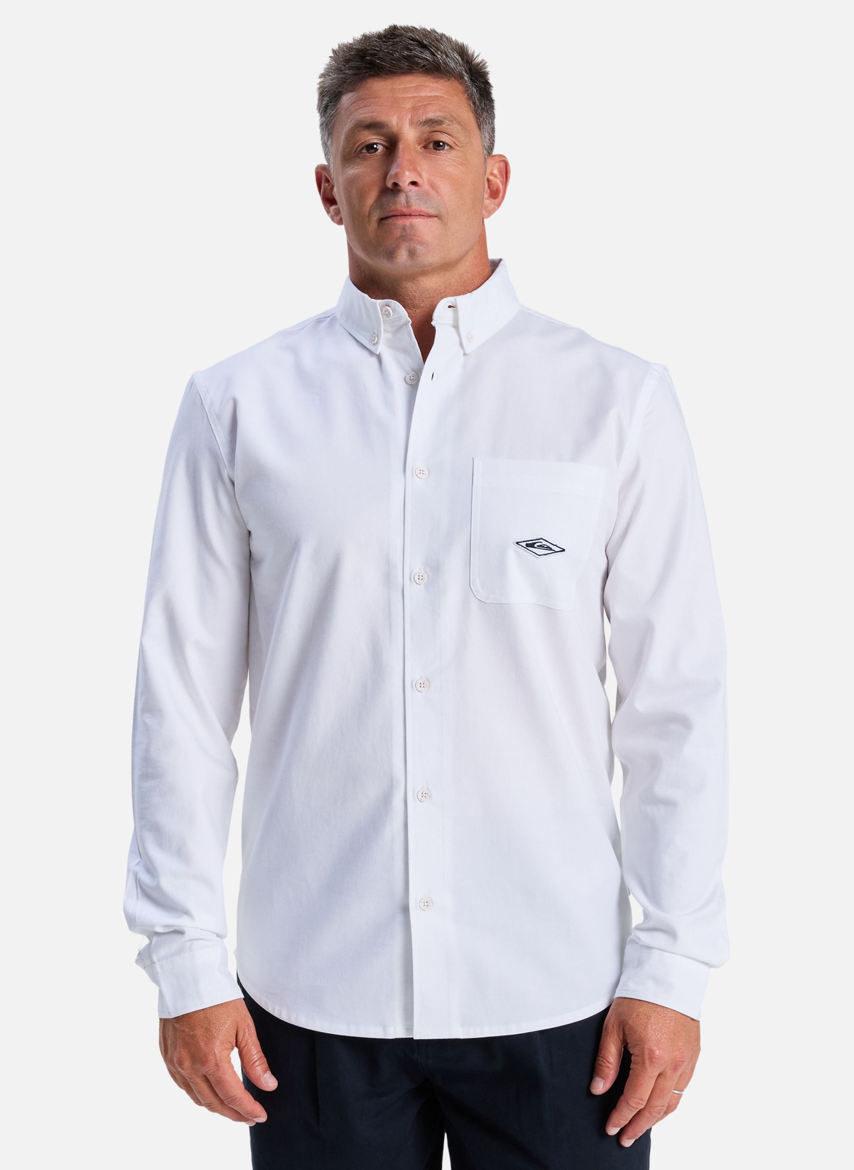 Chemises Diamond homme blanc Quiksilver Chemises Diamond homme blanc Blanc