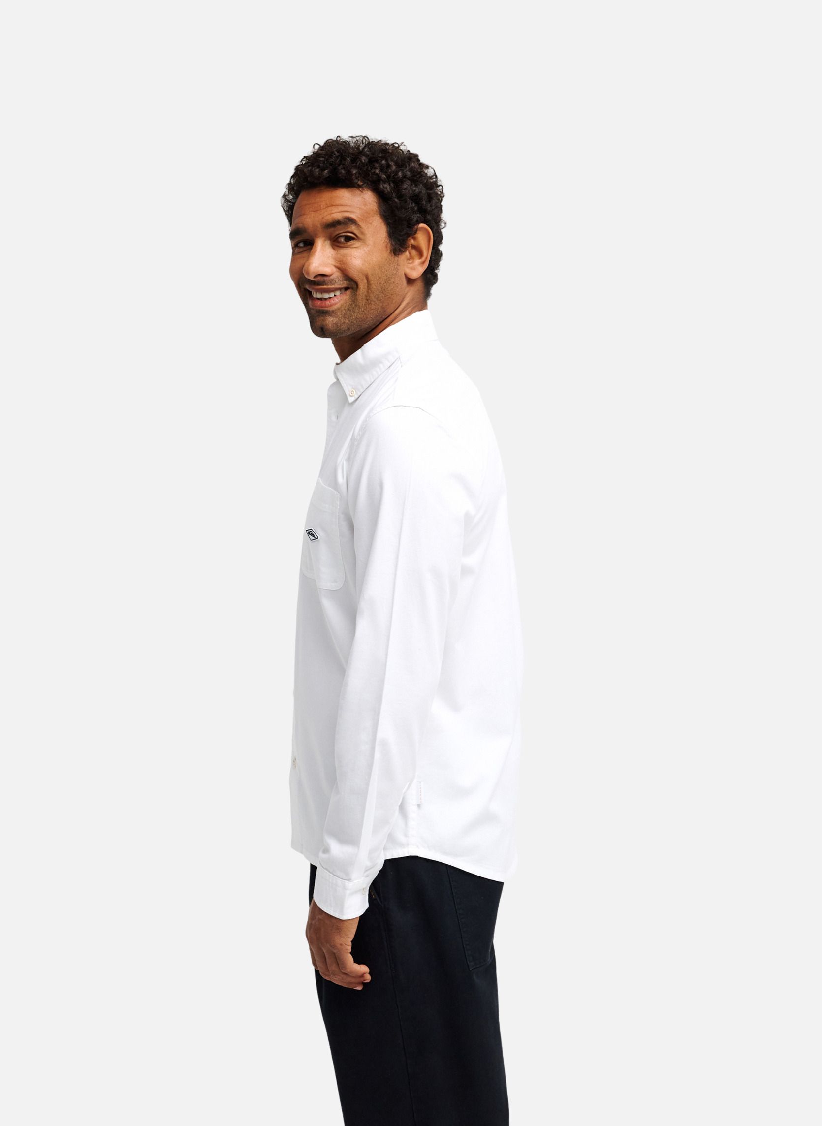 Chemises Diamond homme blanc Quiksilver Chemises Diamond homme blanc Blanc