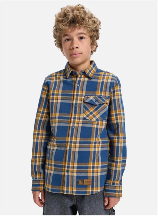DC Shoes Chemises Marshal Flannel garçon bleu