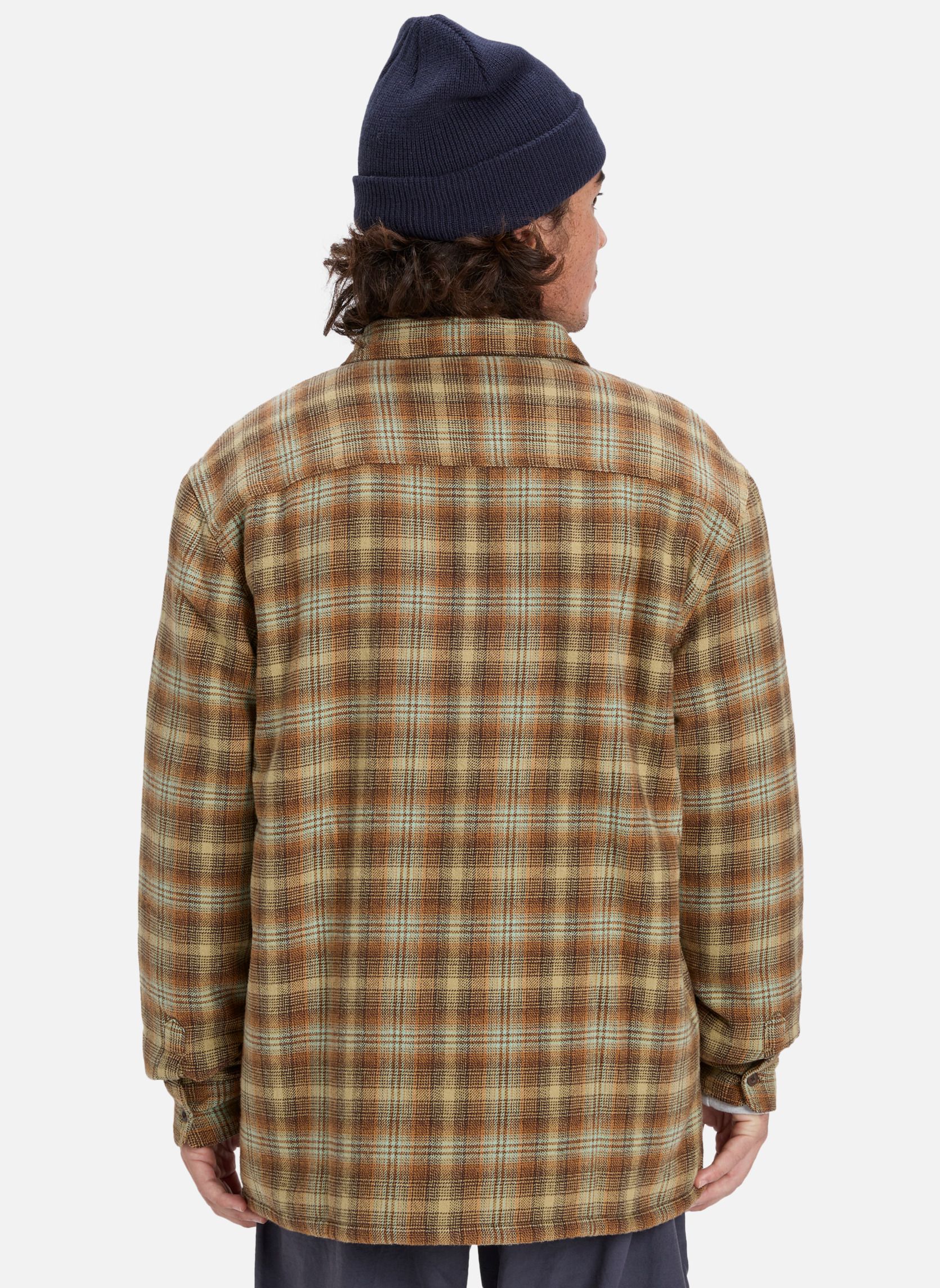 Motherfly Solid Chemise manches longues Marron Homme