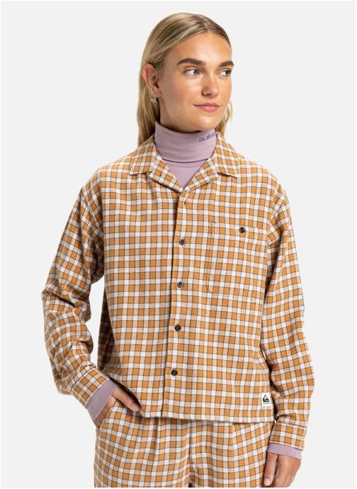 Quiksilver Chemises Penarek femme marron