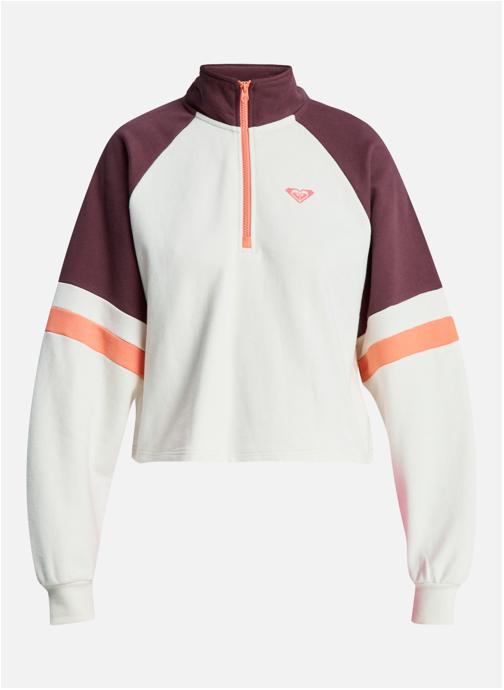 Roxy Vestes polaires Essential Energy Boxy Half Zip femme blanc