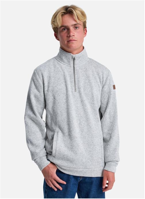 Quiksilver Vestes polaires Keller 1/4 Zip homme gris