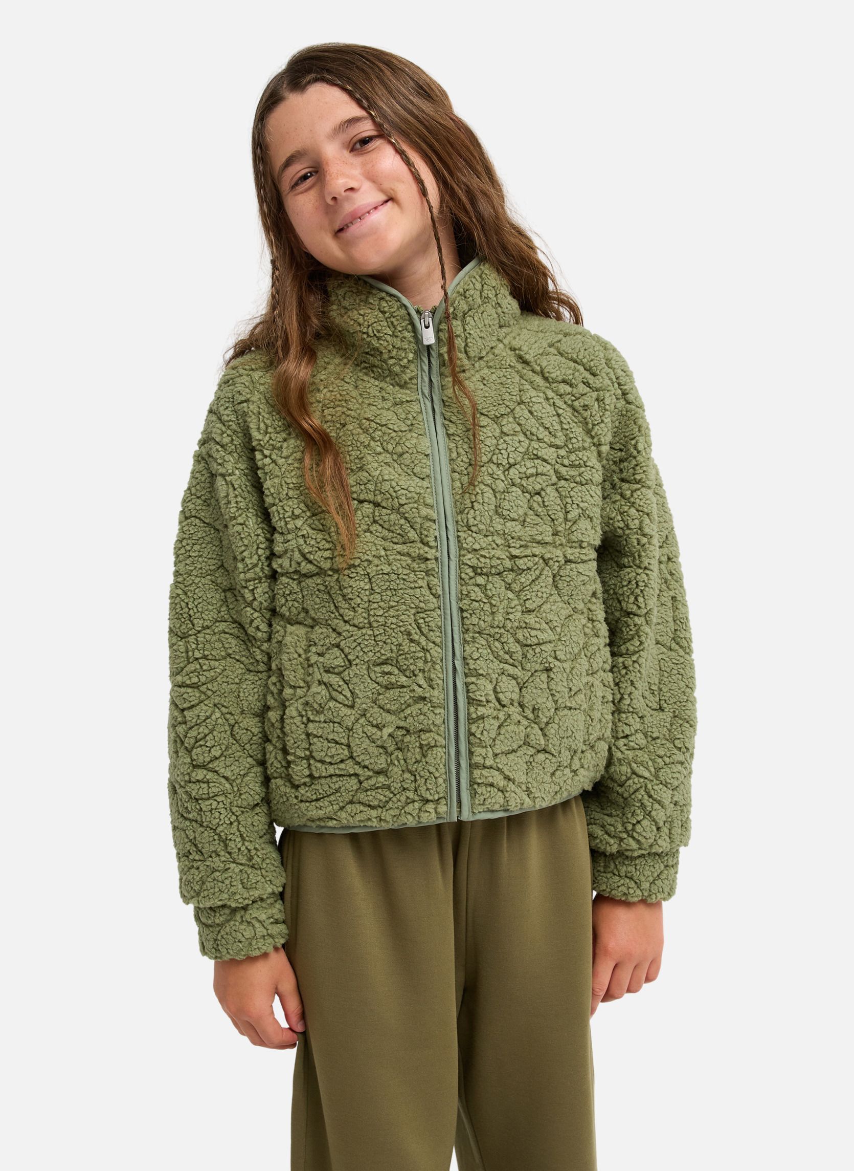 Vestes polaires Blurry Cloud fille vert Roxy Vestes polaires Blurry Cloud fille vert Vert