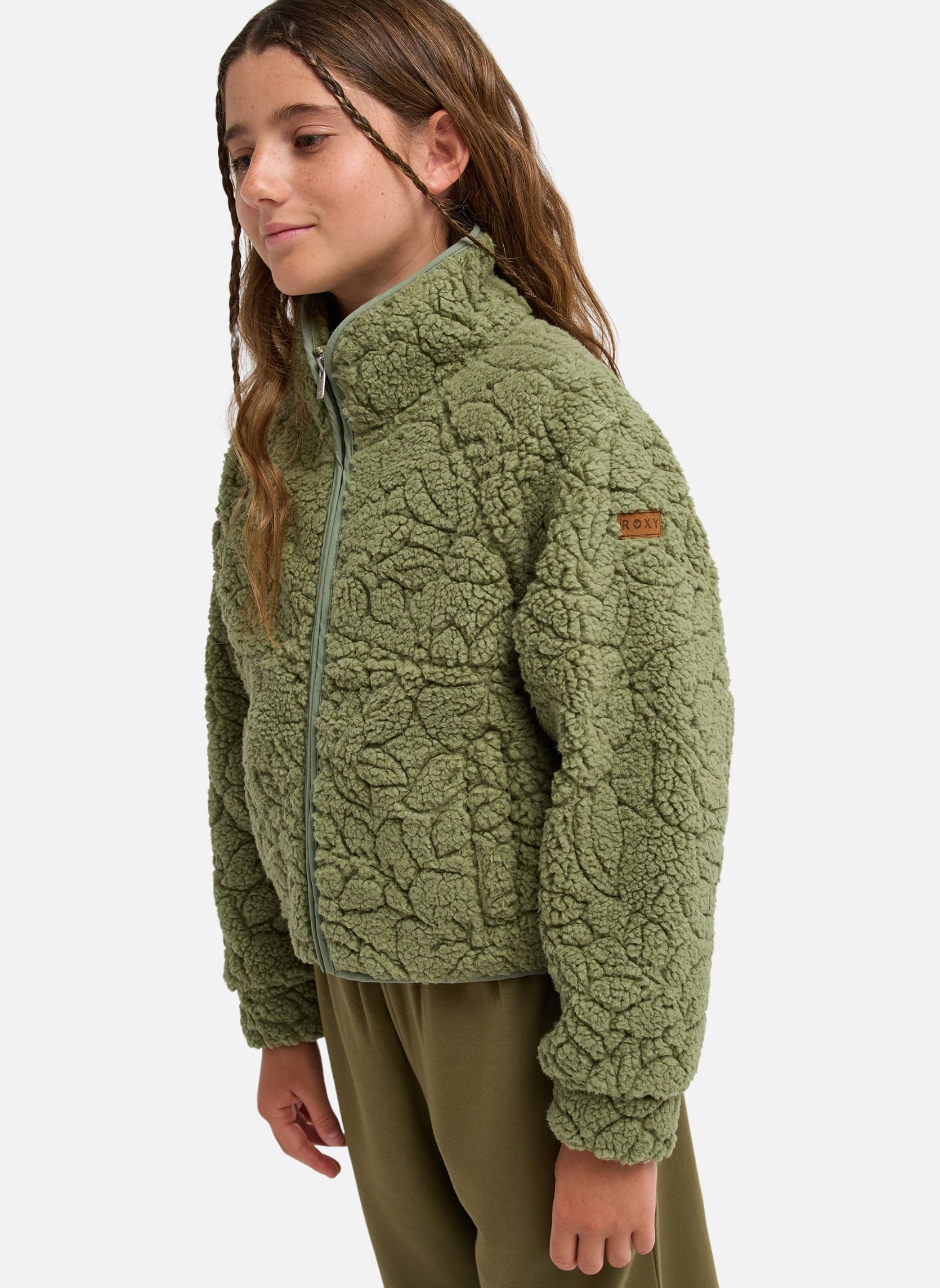 Vestes polaires Blurry Cloud fille vert Roxy Vestes polaires Blurry Cloud fille vert Vert