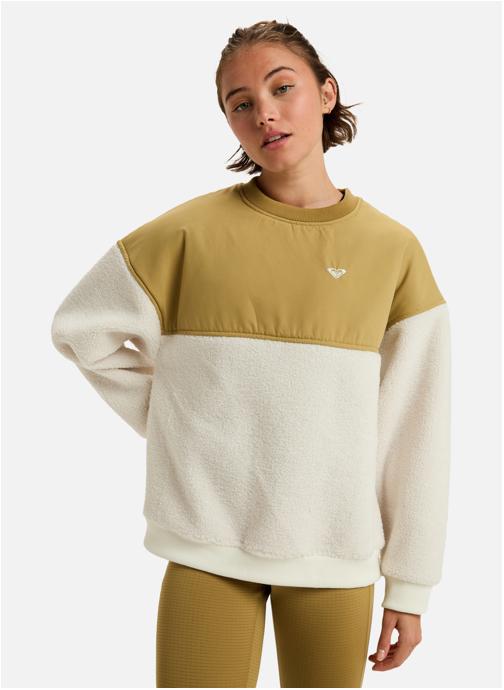 Roxy Vestes polaires Polaire de sport WAVES OF WARMTH LAYERED. femme blanc