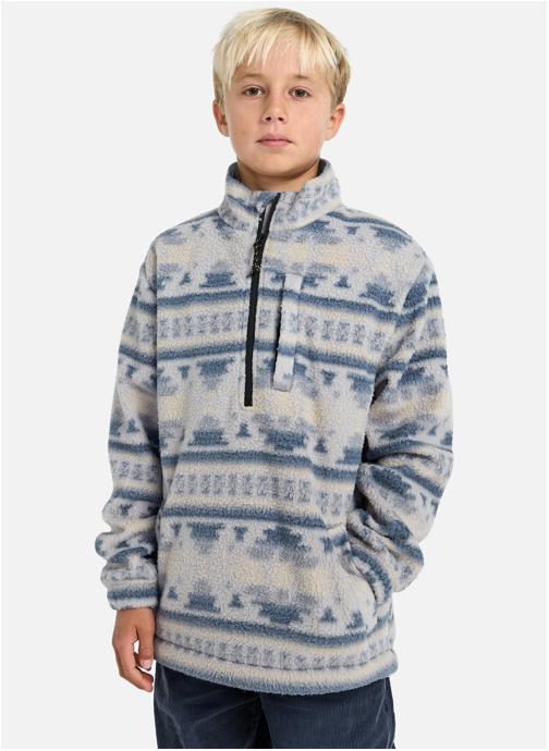 Billabong Vestes polaires Boundary Mock garçon gris