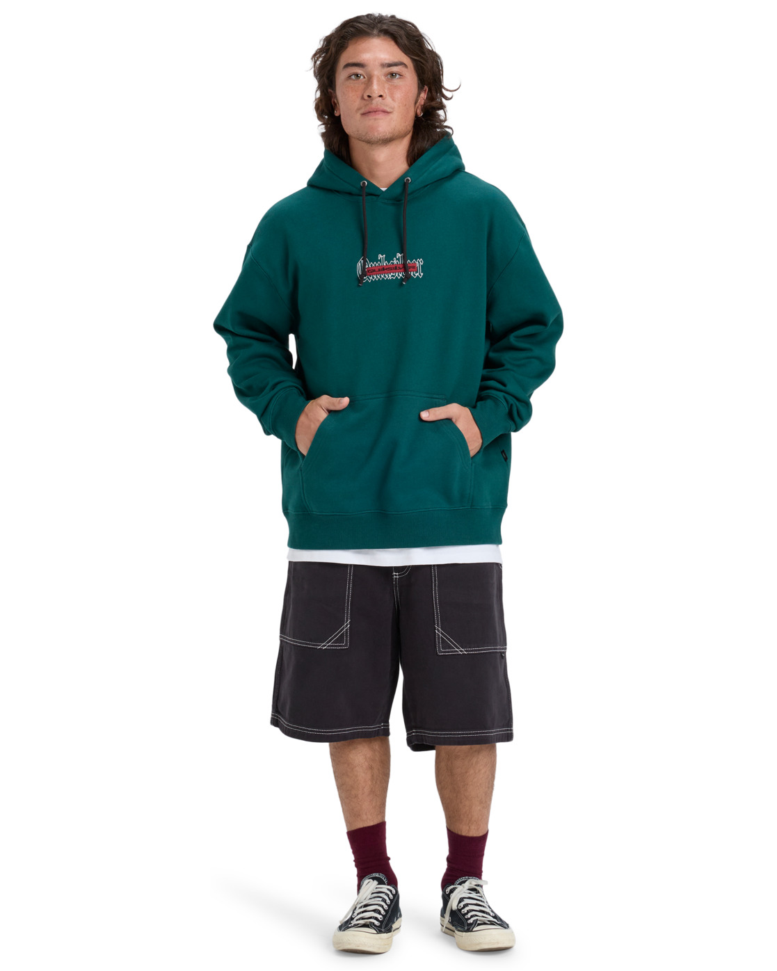 Sweats à capuche Double Up homme bleu Quiksilver Sweats à capuche Double Up homme bleu Bleu