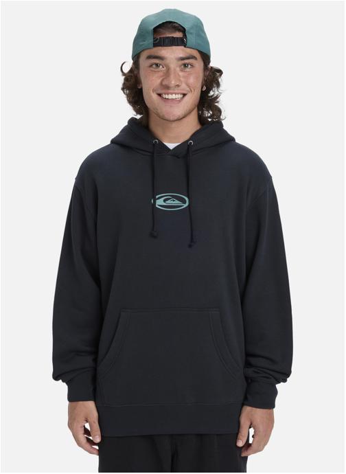 Quiksilver Sweats à capuche Salt Water Graphic homme noir