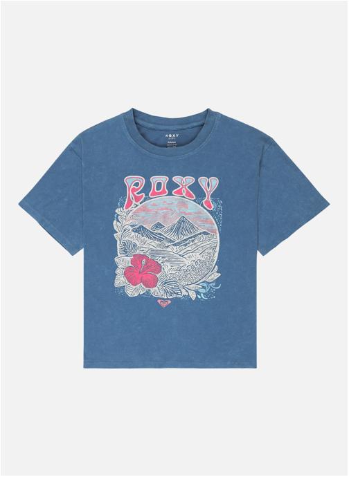 Roxy Tee-shirts Eve Washed fille bleu