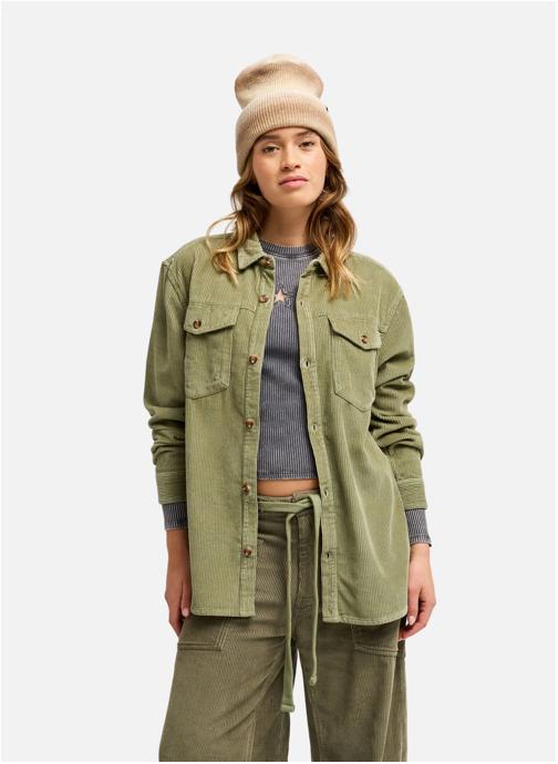 Roxy Chemises Chemise manches longues LET IT GO CORD. femme vert