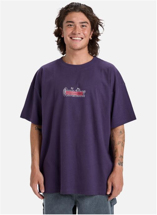 Quiksilver Tee-shirts Mercury Double Up homme violet