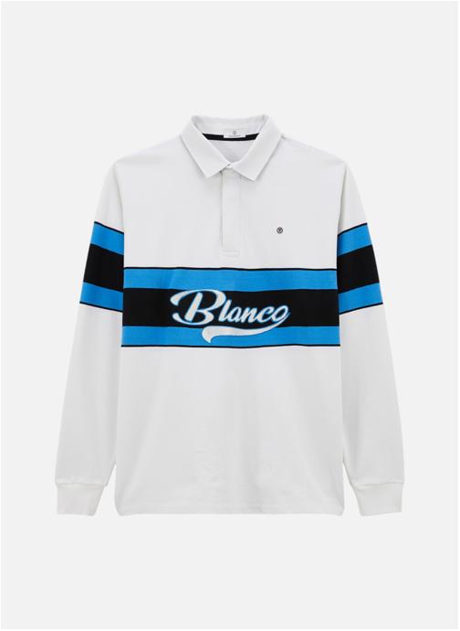 Serge Blanco Polos Lucky homme blanc