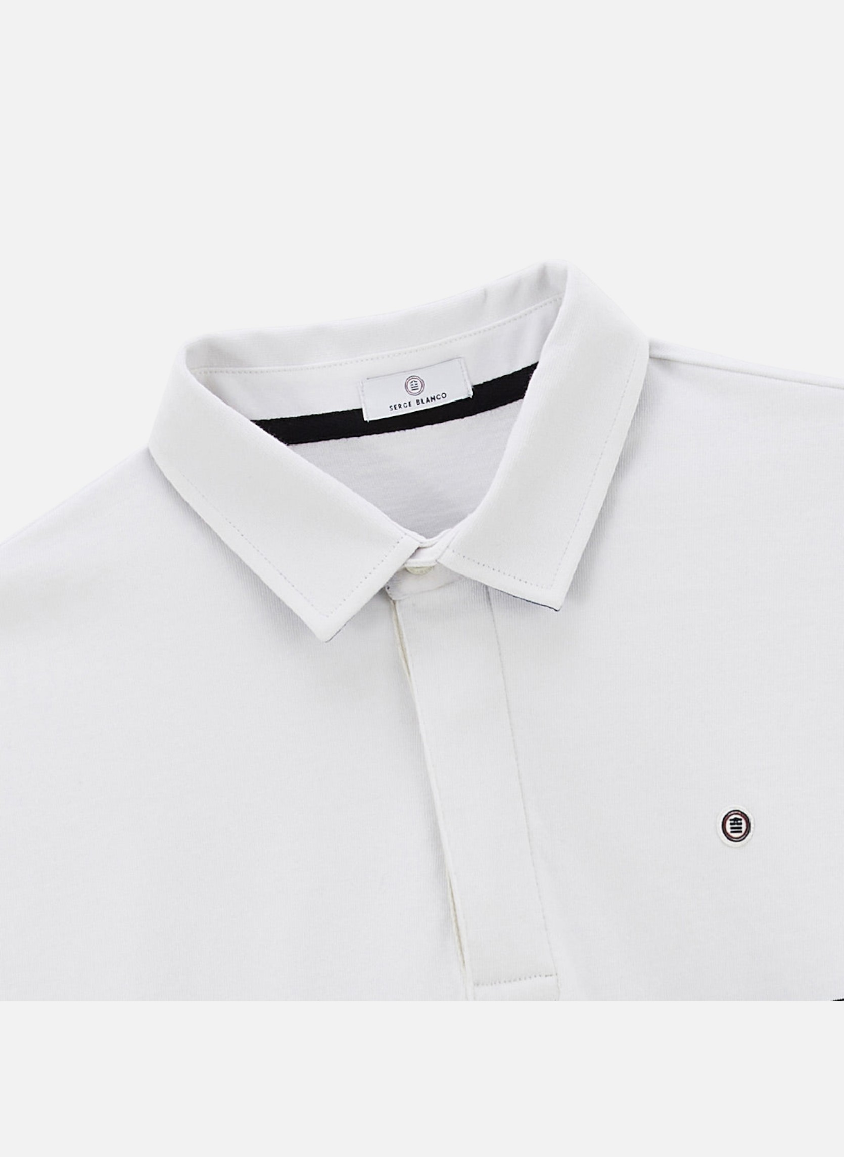 Chemise Serge Blanco Rayures - Taille M, Manches Longues, Très Bon état
