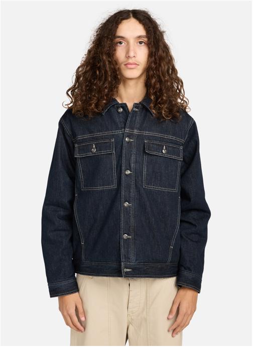 Element Blousons Trucker Denim homme bleu