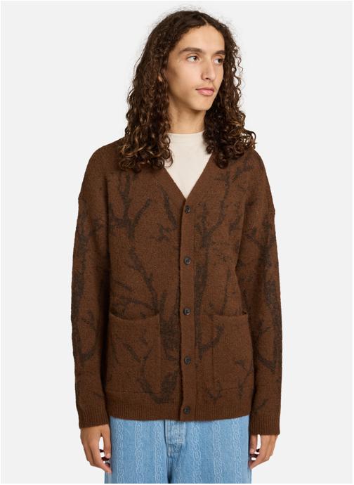 Element Gilets Bigfoot Cardigan homme marron
