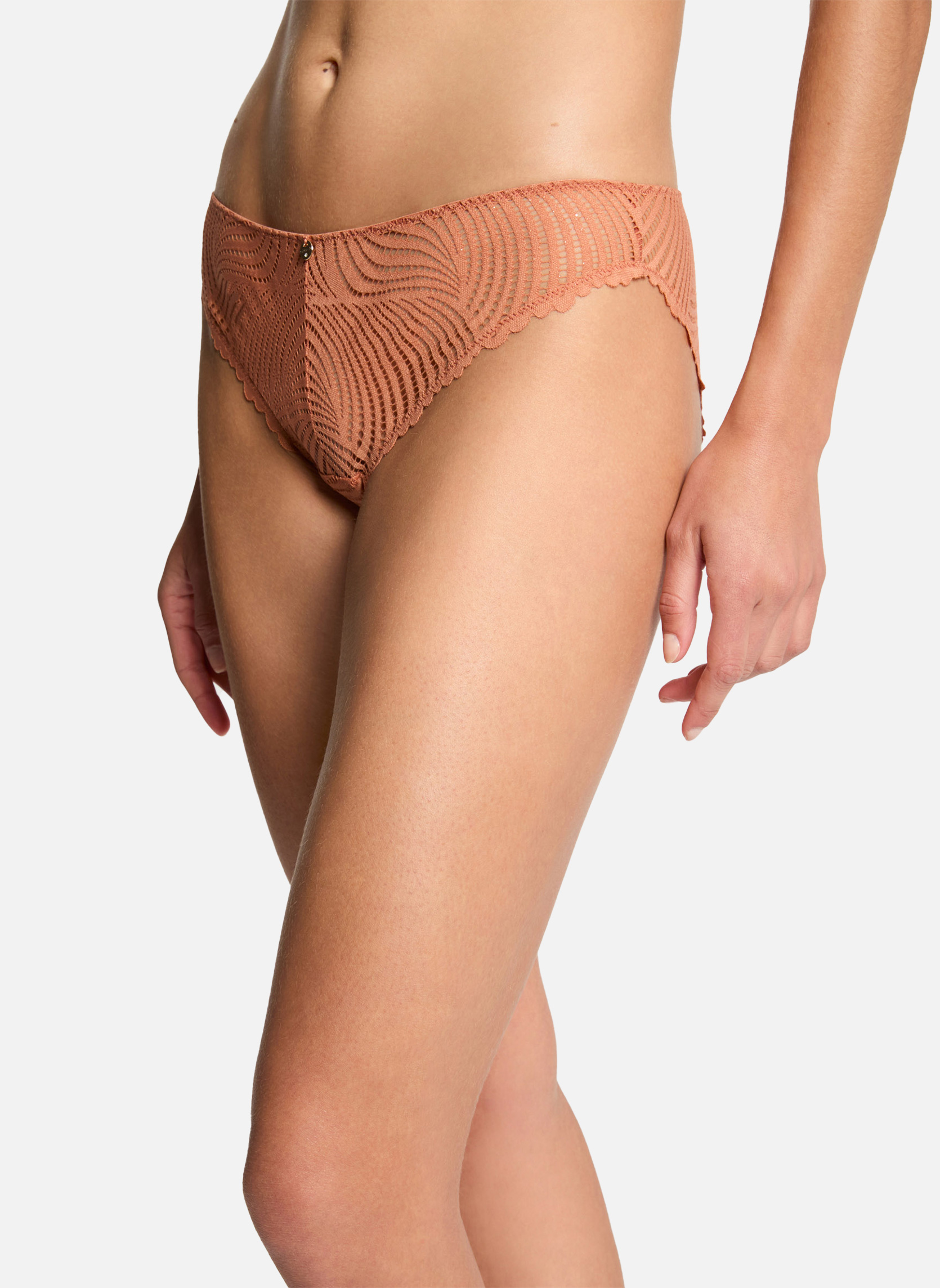 Culottes Slip caramel Garance femme orange Morgan Culottes Slip caramel Garance femme orange Orange