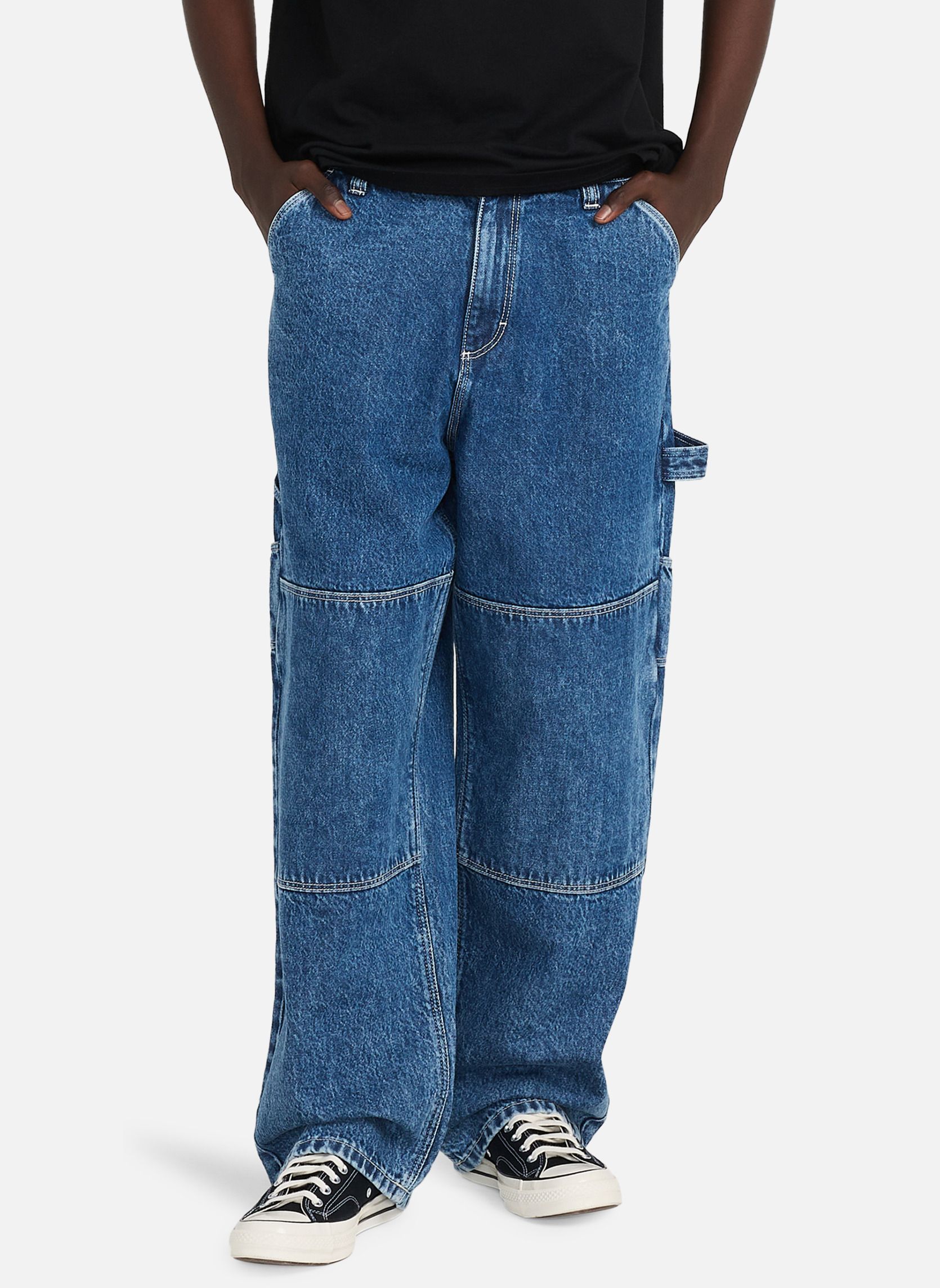 Pantalons droits Big Carpenter Denim homme bleu Element Pantalons droits Big Carpenter Denim homme bleu Bleu