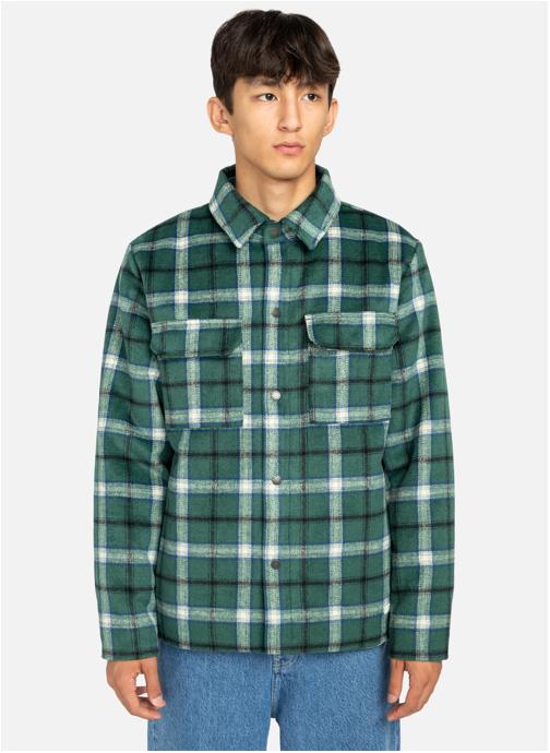 Element Blousons Lodge Check homme vert