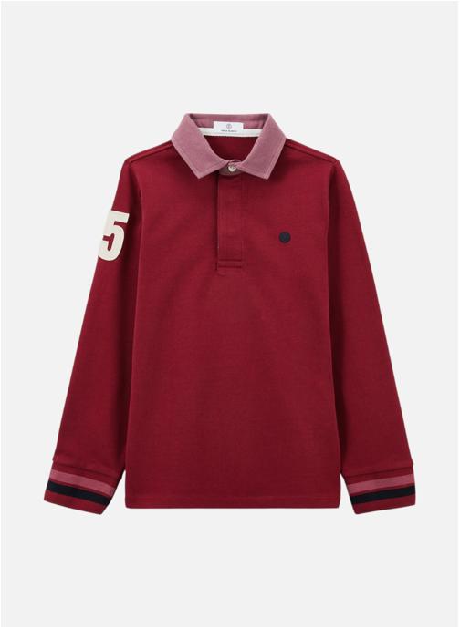 Serge Blanco Polos Look garçon bordeaux