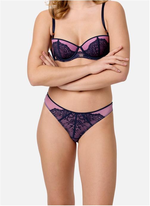 Brigitte Bardot Culottes Slip bleu marine Nectar femme bleu