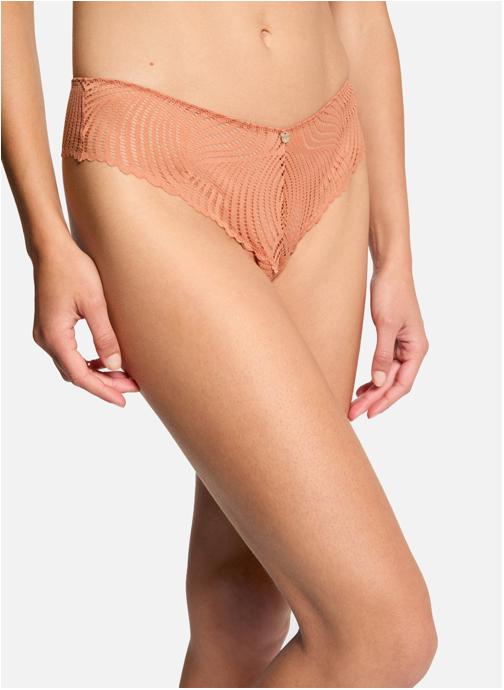 Morgan Culottes Shorty string caramel Garance femme orange