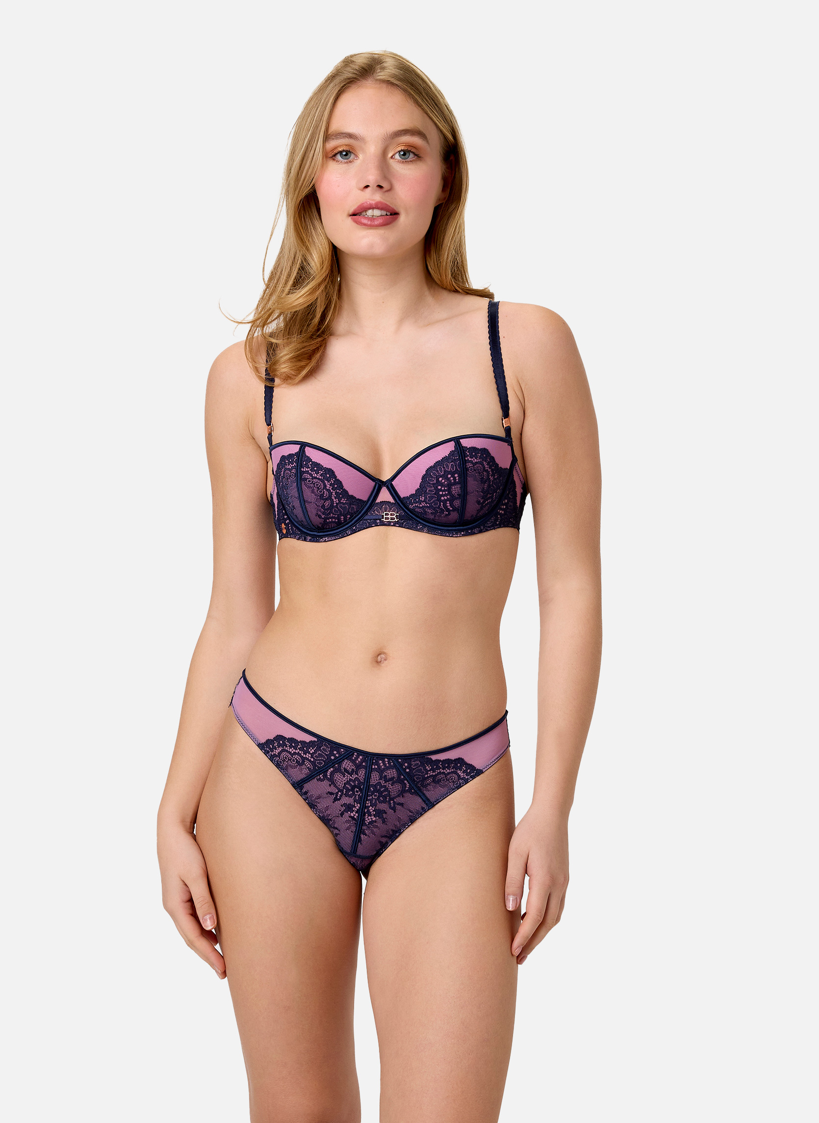 Brassières Soutien-gorge coques moulées bleu marine Nectar femme bleu Brigitte Bardot Brassières Soutien-gorge coques moulées bleu marine Nectar femme bleu Bleu
