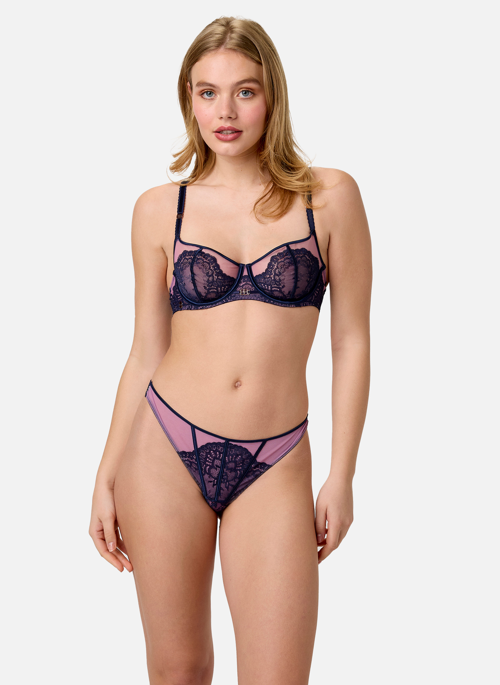 Culottes Tanga bleu marine Nectar femme bleu Brigitte Bardot Culottes Tanga bleu marine Nectar femme bleu Bleu