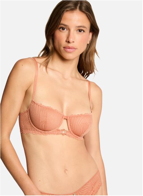 Morgan Brassières Soutien-gorge armatures caramel Garance femme orange