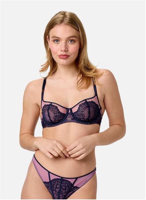 Brigitte Bardot Brassières Soutien-gorge coques armatures bleu marine Nectar femme bleu